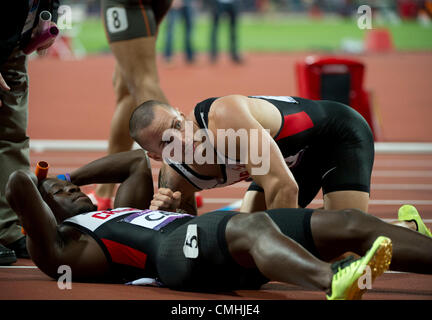 Le 11 août 2012 - Londres, Angleterre, Royaume-Uni - en athlétisme lors des Jeux Olympiques de Londres 2012 au Stade olympique le 11 août 2012 à Londres, Royaume-Uni. (Crédit Image : © Paul Kitagaki Jr./ZUMAPRESS.com) Banque D'Images