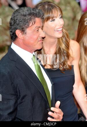 13Th Aug 2012. Sylvester Stallone à 'l'usure 2' UK Premiere tenue à l'Empire Leicester Square Londres, Angleterre - 13.08.12 Banque D'Images