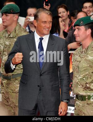 13Th Aug 2012. Dolph Lundgren à 'l'usure 2' UK Premiere tenue à l'Empire Leicester Square Londres, Angleterre - 13.08.12 Banque D'Images