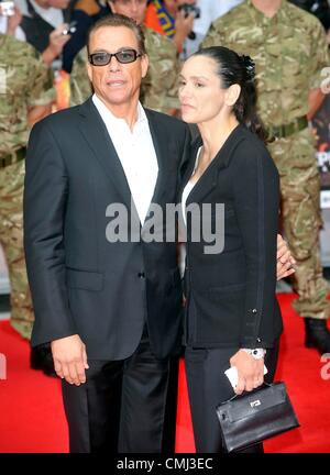 13Th Aug 2012. Jean-Claude Van Damme à 'l'usure 2' UK Premiere tenue à l'Empire Leicester Square Londres, Angleterre - 13.08.12 Banque D'Images