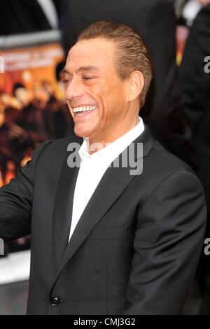 13Th Aug 2012. Jean-Claude Van Damme à 'l'usure 2' UK Premiere tenue à l'Empire Leicester Square Londres, Angleterre - 13.08.12 Banque D'Images