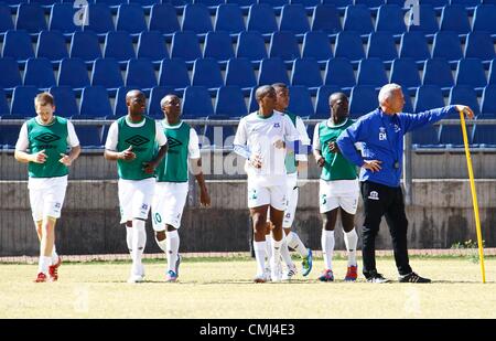 PIETERMARITZBURG, AFRIQUE DU SUD - le 14 août,vues générales au cours de l'Maritzburg united media open day at Harry Gwala Stadium le 14 août 2012 à Pietermaritzburg, Afrique du Sud Photo par Anesh Debiky / Images Gallo Banque D'Images