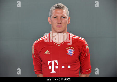 07.30.2012. Munich, Allemagne. Club d'avant saison pour photoshoot club Bundesliga FC Bayern Munich le 30 juillet 2012 à Munich : Bastian Schweinsteiger Banque D'Images