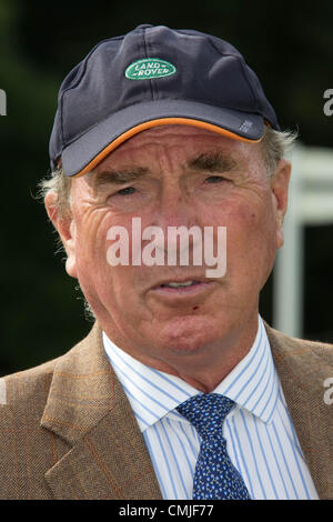 16.8.2012 Le Land Rover Burghley Horse Trials Médias jour,Burghley House, Stamford, Lincolnshire. Course Designer le capitaine Mark Phillips Banque D'Images