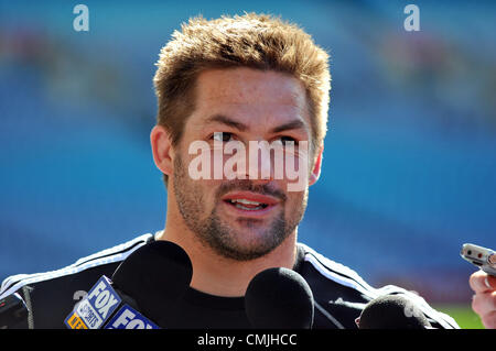 17Th Aug 2012. 23.01.2004 Sydney, Australie. .Tous les noirs le capitaine Richie McCaw au cours de la session de formation à venir de l'Investec Championnat de Rugby entre l'Australie et la Nouvelle-Zélande à l'ANZ Stadium, Sydney. Banque D'Images