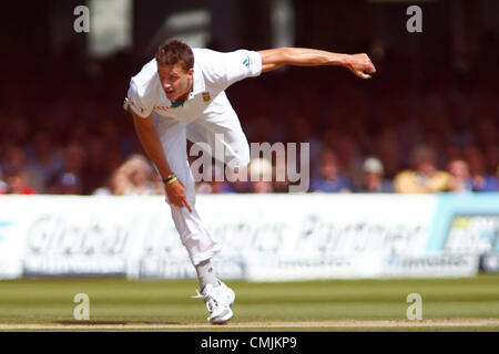 17Th Aug 2012. 17/08/2012 Londres, Angleterre. L'Afrique du Sud Morne Morkel bowling pendant le troisième test-match Investec international cricket entre l'Angleterre et l'Afrique, a joué au Lords Cricket Ground : crédit obligatoire : Mitchell Gunn / sportsphotographer.eu / Alamy Live News Banque D'Images