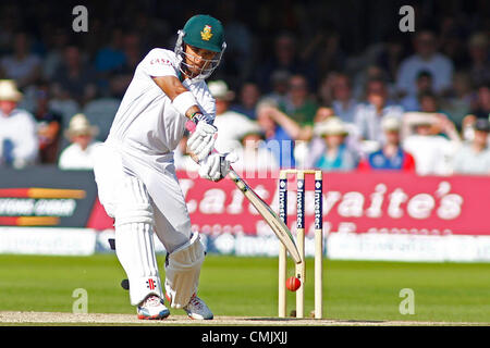 19/08/2012 Londres, Angleterre. L'Afrique du Sud Jean-Paul Duminy pendant le troisième test-match Investec international cricket entre l'Angleterre et l'Afrique, a joué au Lords Cricket Ground : crédit obligatoire : Mitchell Gunn Banque D'Images