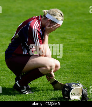 18 Aug 2012 Nowlan Park Kilkenny, Irlande : Dublin Galway Irlande Vs toutes les demi-finales du Championnat senior Camogie 2012 Banque D'Images