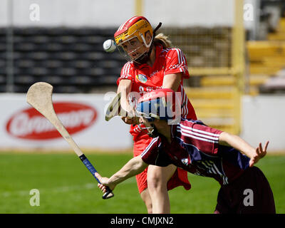 18 Aug 2012 Nowlan Park Kilkenny, Irlande : Dublin Galway Irlande Vs toutes les demi-finales du Championnat senior Camogie 2012 Banque D'Images