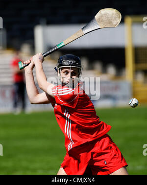 18 Aug 2012 Nowlan Park Kilkenny, Irlande : Dublin Galway Irlande Vs toutes les demi-finales du Championnat senior Camogie 2012 Banque D'Images
