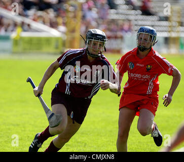 18 Aug 2012 Nowlan Park Kilkenny, Irlande : Dublin Galway Irlande Vs toutes les demi-finales du Championnat senior Camogie 2012 Banque D'Images