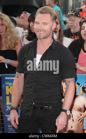 Londres, Royaume-Uni. 20 août 2012. Ronan Keating lors de la première mondiale de 'Keith Lemon Le Film' à l'odéon West End, Leicester Square, Londres Banque D'Images