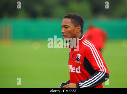 Sur la photo : Jonathan de Guzman. Le mardi 21 août 2012 Re : Barclay's Premier League Swansea City Football Club formation à Llandarcy, dans le sud du Pays de Galles, Royaume-Uni. Credit : D Legakis / Alamy Live News Banque D'Images