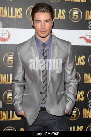 Josh Henderson - Channel 5 Dallas Fête de lancement au Old Billingsgate Market, Londres - 21 août 2012 Photo par Keith Mayhew Banque D'Images