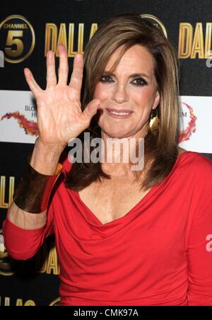 Linda Gray - Channel 5 Dallas Fête de lancement au Old Billingsgate Market, Londres - 21 août 2012 Photo par Keith Mayhew Banque D'Images