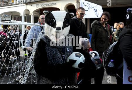 Brighton, Sussex, UK. 29Th sep 2013. Les manifestants contre le gouvernement de réforme du blaireau en Grande-Bretagne se réunissent à Brighton Banque D'Images