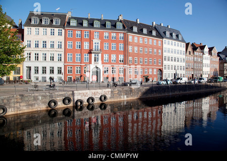 Architecture sur Gl Strand et Canal, Copenhague, Danemark, Scandinavie, Europe Banque D'Images