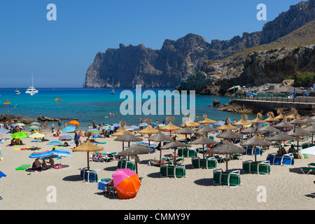 Cala San Vicente (Cala Sant Vicenç), Mallorca (Majorque), Iles Baléares, Espagne, Méditerranée, Europe Banque D'Images