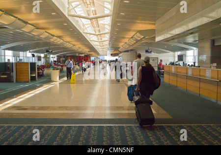 Intérieur de l'aéroport international d'Orlando en Floride Banque D'Images