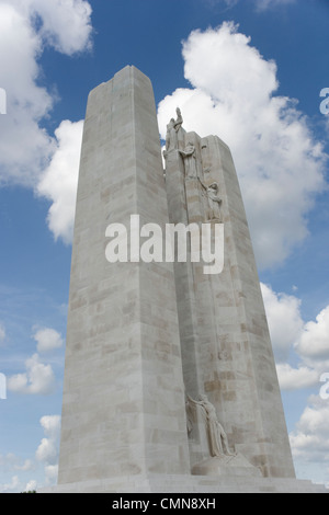 Mémorial national canadien sur la crête de Vimy se souvenir de la Première Guerre mondiale bataille en avril 1917 Banque D'Images