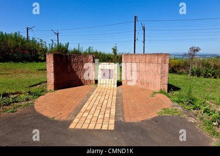 La Nelson Mandela memorial site capture situé dans Kwa-ZuluNatal. Banque D'Images