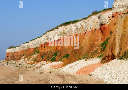 Hunstanton Cliffs, Norfolk, England, UK Banque D'Images