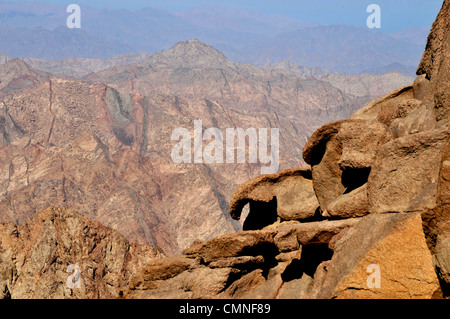 Paysage désertique de l'Égypte Banque D'Images