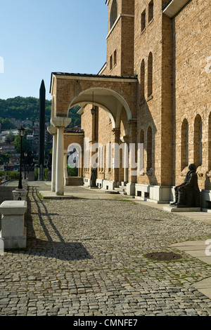 Veliko Tarnovo, bien connu avec son architecture traditionnelle, Boris Denev State Art Gallery, Bulgarie Banque D'Images