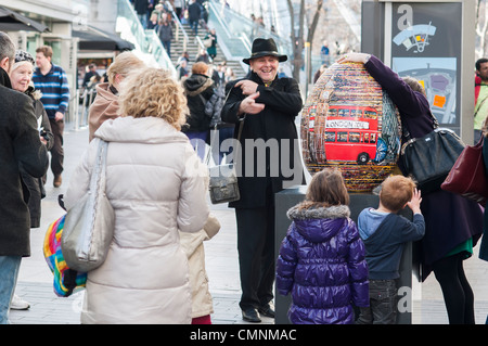 Londres - 03 juin : l'un des deux cent neuf œufs autour de Londres pour la grande chasse aux oeufs, une collecte de fonds d'exécution f Banque D'Images