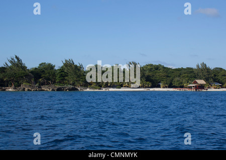 L'île d'Utila au Honduras Banque D'Images