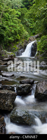 Cascade de Cascades de cristal - un trou d'eau douce avec populaires près de Cairns, Queensland, Australie Banque D'Images