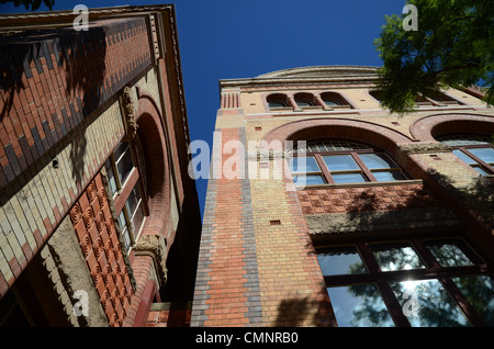 Façade de la Sydney Technical College à Ultimo, détail Banque D'Images