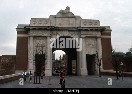 La Porte de Menin mémorial aux disparus Banque D'Images