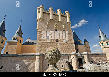 Alcazar de Ségovie Banque D'Images