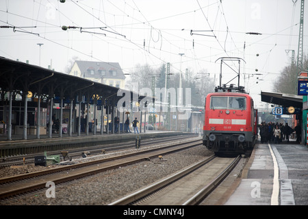 La gare de Solingen, Rhénanie du Nord-Westphalie, Allemagne. Banque D'Images