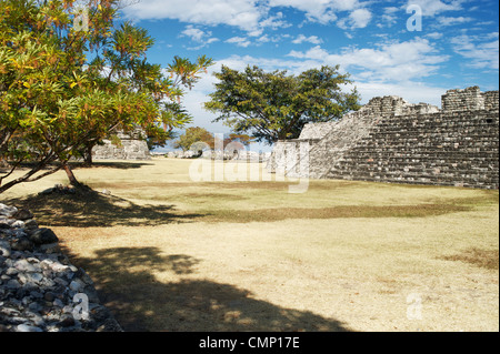 Xochicalco, Temple. Banque D'Images