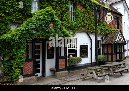 Le Leicester Arms , un hôtel historique datant du 16e siècle et la maison , , , Angleterre Kent Penshurst Banque D'Images