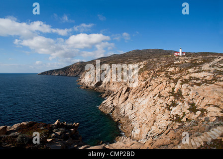 Punta di Capel Rosso et Cala d'Schizzatoio, île de Giglio, Grosseto, Toscane, Italie Banque D'Images