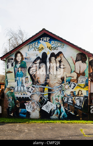 Murale pour prisonniers politiques irlandais Banque D'Images