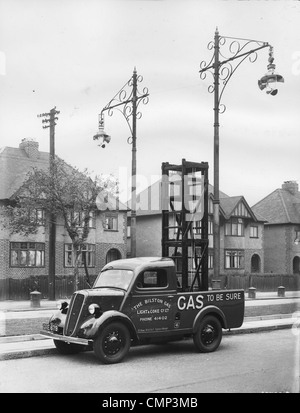 Camion, l'éclairage au gaz à Bilston & Coke Company Ltd., au début du xxe, Bilston 100. Un gaz Bilston & Coke Light à l'avant du camion de l'entreprise Banque D'Images