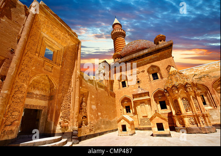 Ishak Pasha Palace (İshak Paşa Sarayı). Doğubeyazıt district de Ağrı province de l'est de la Turquie. Banque D'Images