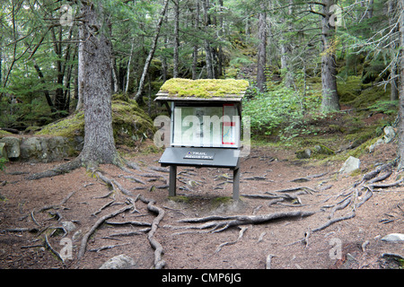 Chilkoot Trail et le Klondike Gold Rush National Historical Park près de Skagway, Alaska, USA. Banque D'Images