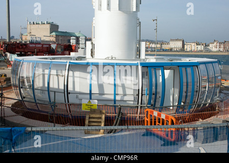 Weymouth sea life tower en construction. Banque D'Images