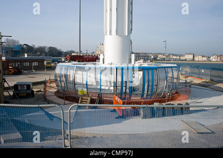 Weymouth sea life tower en construction Banque D'Images