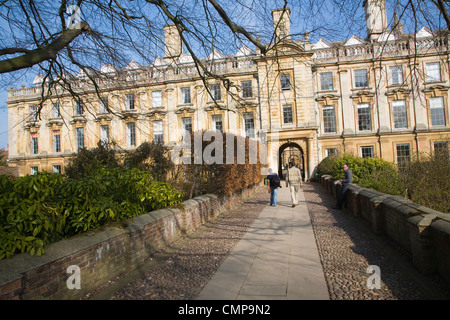 Clare College Cambridge University en Angleterre Banque D'Images