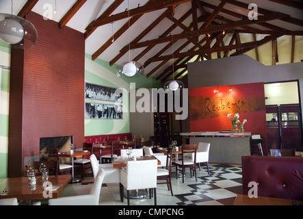 Restaurant Reubens en Franschhoek - Western Cape - Afrique du Sud Banque D'Images