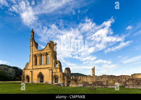 Le monastère cistercien de Byland Abbey, Yorkshire du Nord, Yorkshire, Angleterre, Royaume-Uni, Europe Banque D'Images