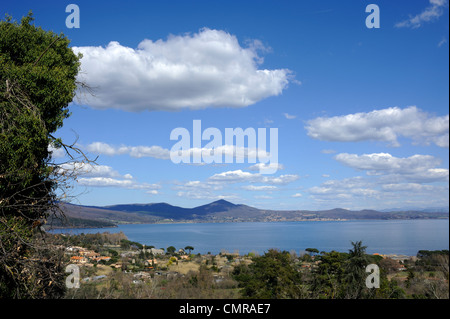 Italie, Latium, lac de Bracciano Banque D'Images