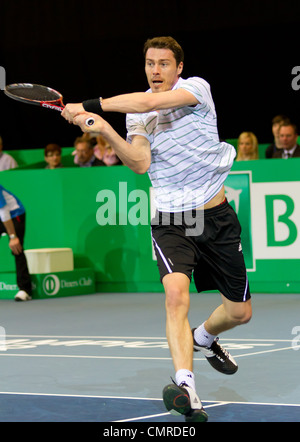 Marat Safin joue au tennis pour la 3e place à BNP Paribas Open Champions Tour contre Mark Philippoussis à Zurich, SUI Banque D'Images