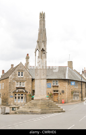 La Reine Eleanor's Cross - Geddington, northamptonshire Banque D'Images